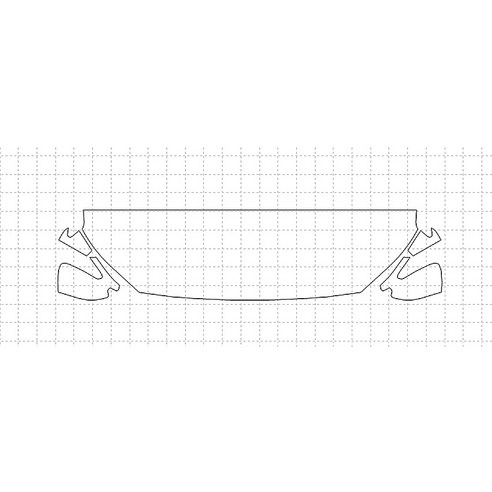 헥시스 현대 코나 ULTIMATE 2018 PVC PPF 보호필름 차량용 가드용품, 10. HFM 45.72cm, STRAIGHT, 1개