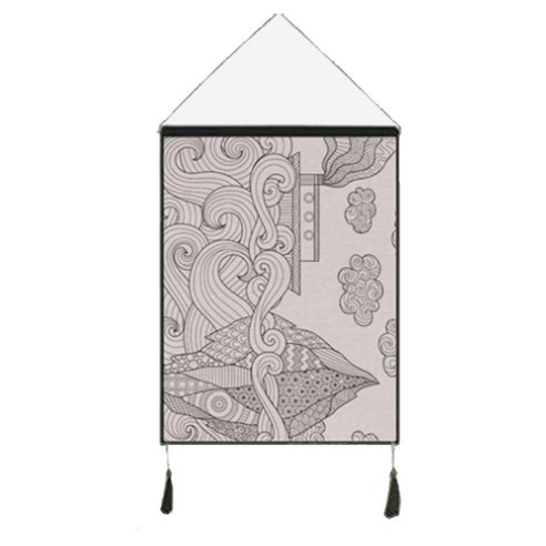리빙조이 블랙라인드로잉 태피스트리, 37