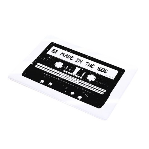 DM 알럽홈 레트로 발매트, 블랙화이트테이프A