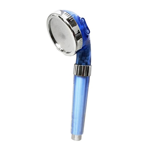 아이언피팅 클린업 3단 IR-1005 샤워기 헤드 블루, 1개
