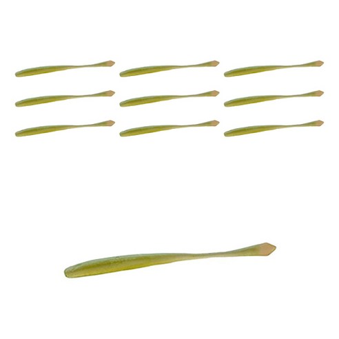 바이오스판 플라스마 테일 루어 11.43cm, Green Soda + Peach, 48g