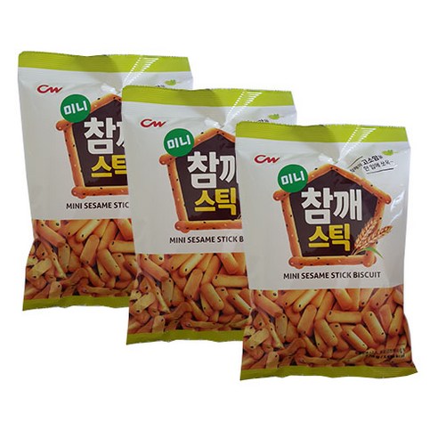 청우식품 미니 참깨스틱, 370g, 3개