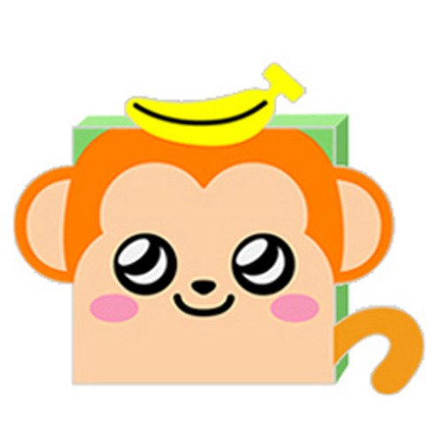 아이러브페인팅 팝업 시리즈 DIY 명화그리기, 팝업 아기원숭이