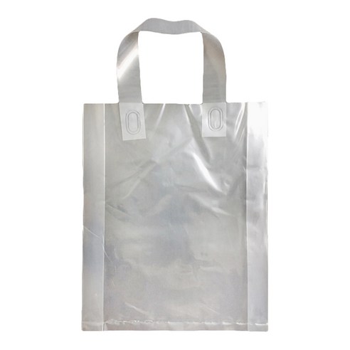 팩스타 손잡이 비닐봉투 M2호 24 x 29 + 3 cm, 투명, 50개입