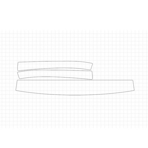 헥시스 쉐보레 이쿼녹스 LT 2018 PVC PPF 보호필름 차량용 가드용품, 21. ROOF, PILLARS, 1개