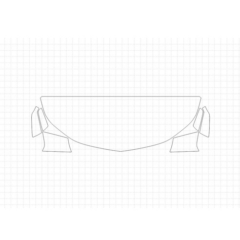 헥시스 쉐보레 이쿼녹스 LT 2018 PVC PPF 보호필름 차량용 가드용품, 12. HFM 60.96cm, STRAIGHT, 1개