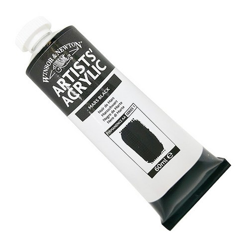 윈저앤뉴튼 아티스트 아크릴물감 S1 060 BuffTitanium, 60ml 465PaynesGrey, 1
