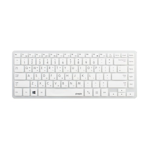 파인피아 삼성 노트북용 문자인쇄 칼라 키스킨 SS16번 / 삼성 NT270E4E / NT271B4E / NT350V4C, 화이트, 1개