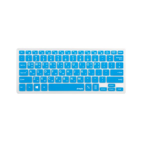 파인피아 삼성 노트북용 문자인쇄 칼라 키스킨 SS29번 / 삼성 갤럭시북 SM-W720 WIFI / 갤럭시북 SM-W727 LTE, 블루, 1개