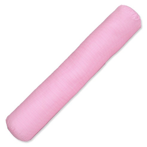 대일컴퍼니 컬러팝체크 캔디쿠션 솜포함, 핑크