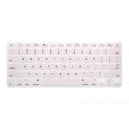 DM 알럽컴 맥북 키보드 보호 커버 A1706/A1707용, 라이트핑크, 1개