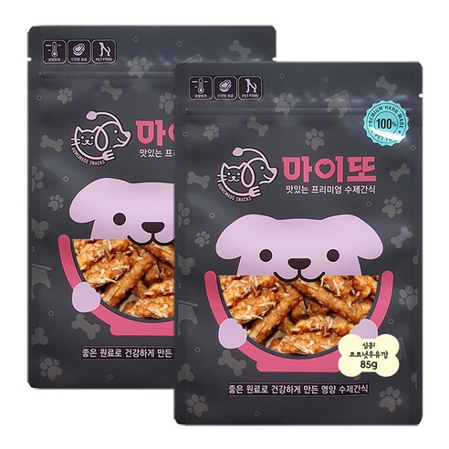 마이또 심쿵 반려견 국내산 수제간식, 코코넛우유깡맛, 2개입