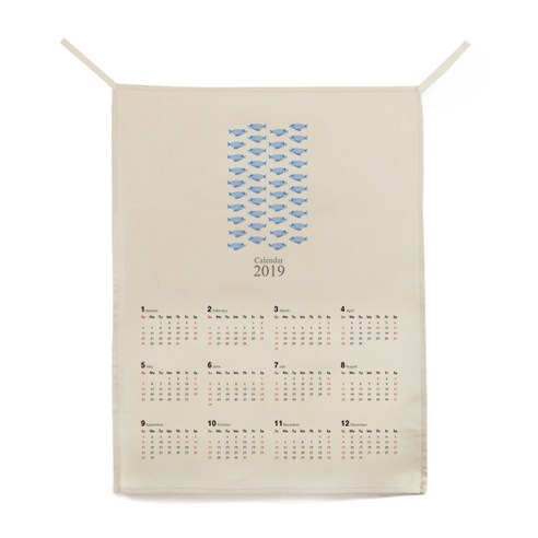 ilogu 벽 천장 장식 가랜드 달력, CAS134