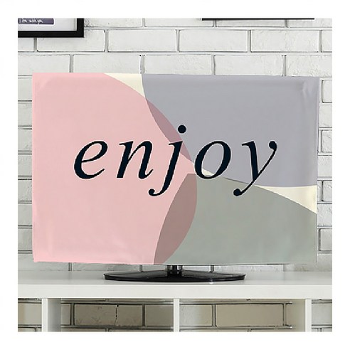 디엠코퍼레이션 알럽홈 아트 패브릭 TV 커버, 엔조이