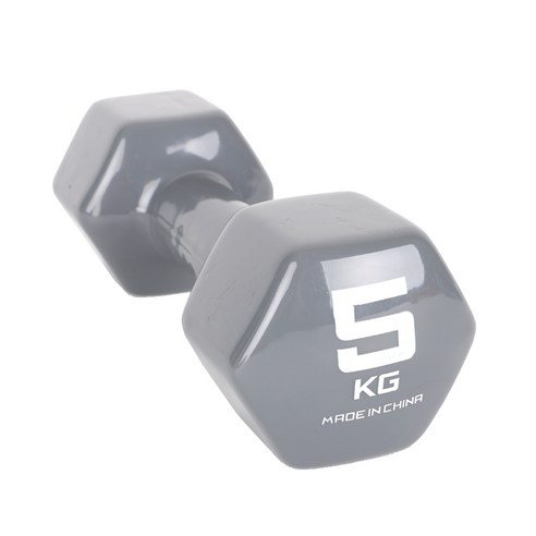 아리프 PVC 컬러 아령, 5kg, 1개