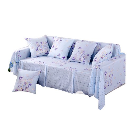 저스틴앤클로이 패브릭 리폼 쇼파커버, 퍼플라벤더