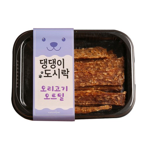 네이처펫 댕댕이도시락 수제간식, 오리고기 오트밀맛, 1개