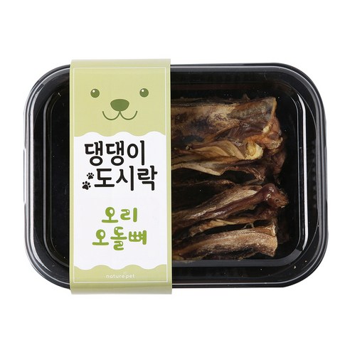 네이처펫 댕댕이도시락 수제간식, 오리 오돌뼈맛, 1개