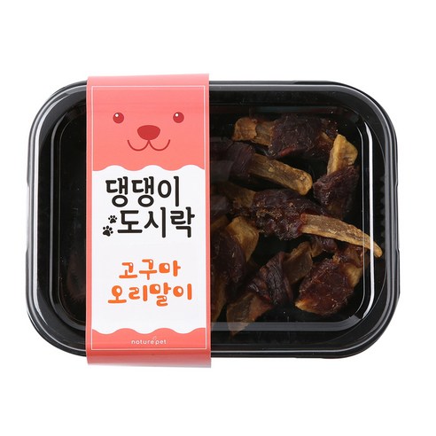 네이처펫 댕댕이도시락 수제간식, 고구마 오리말이맛, 1개