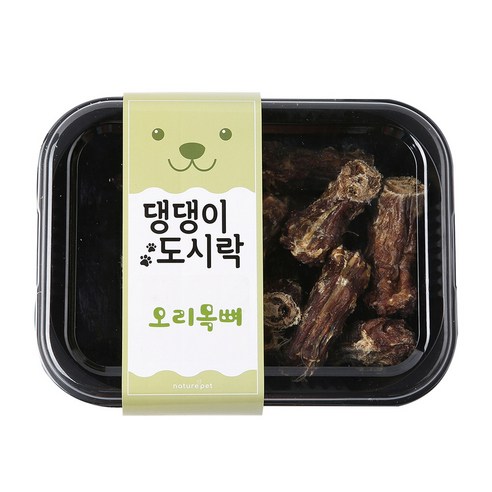 네이처펫 댕댕이도시락 수제간식, 오리 목뼈맛, 1개