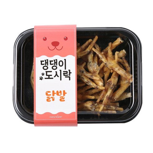 네이처펫 댕댕이도시락 수제간식, 닭발맛, 1개