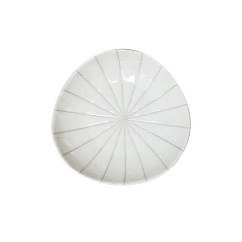 로얄아리따 시젠 삼각접시 10cm, 화이트, 1개