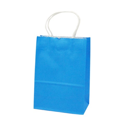 도나앤데코 에스더 무지 종이쇼핑백 12p, 블루
