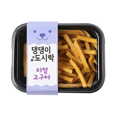 네이처펫 댕댕이도시락 수제간식, 리얼고구마맛, 1개