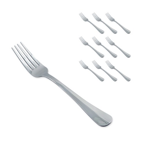 식탁을 빛내는 우아함, 퀸센스 삼각 양식기 포크 세트로 특별한 식사를 완성하세요.