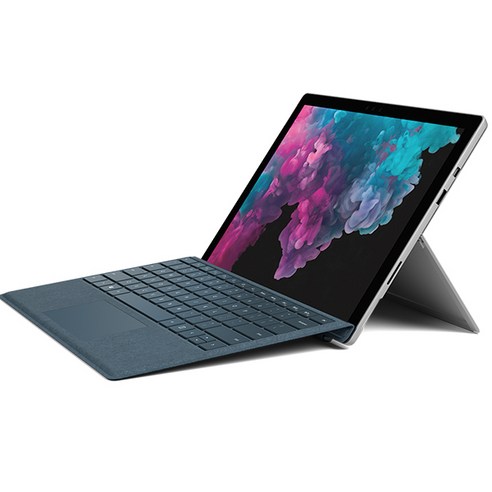 마이크로소프트 2019 Surface Pro 6 12.3 + 코발트블루 시그니처타입커버 패키지, 플래티넘(코발트블루 시그니처타입커버 패키지), 코어i7 8세대, 512GB, 16GB, WIN10 Home, KJV-00010