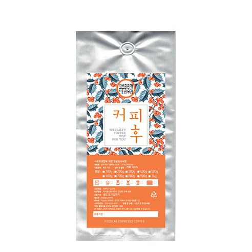 커피후 코스타리카 SHB 산타라우라 분쇄 커피, 프렌치프레소, 500g