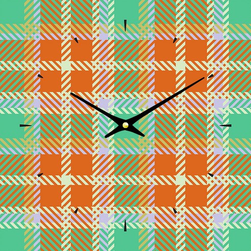 더윤 디자인 레티나 모던시계 30 x 30 cm, PAT0033 ck