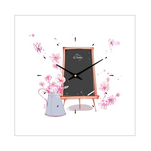 더윤 레티나 모던시계 30 x 30 cm, FLO0062