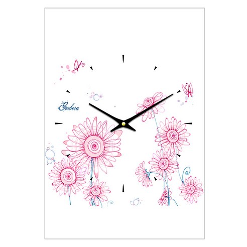 더윤 디자인 레티나 모던시계 30 x 42 cm, FLO0072 ck