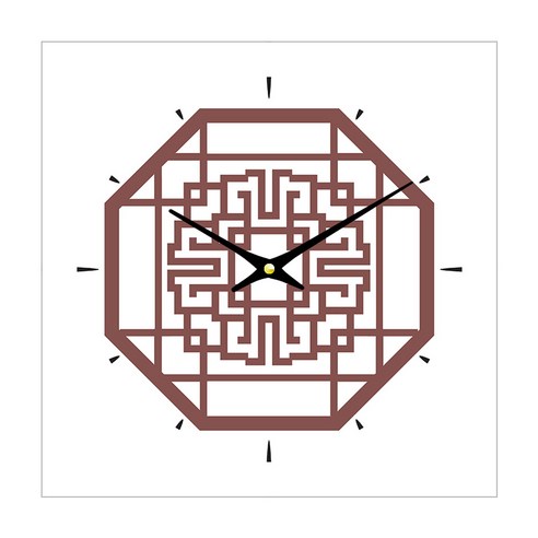 더윤 디자인 레티나 모던시계 30 x 30 cm, PAT0051 ck