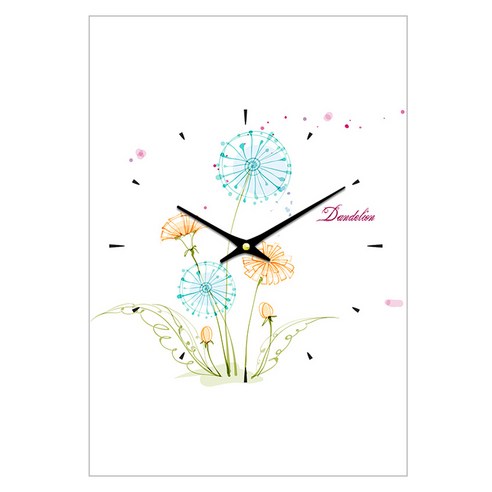 더윤 디자인 레티나 모던시계 30 x 42 cm, FLO0052 ck