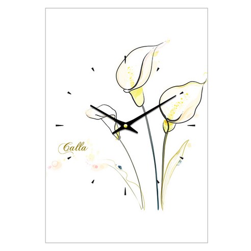 더윤 디자인 레티나 모던시계 30 x 42 cm, FLO0056 ck