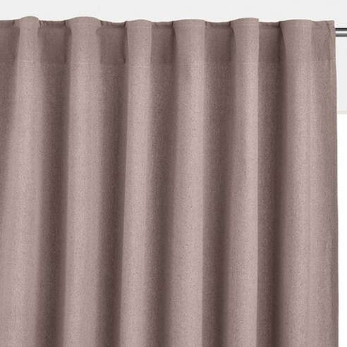 라흐두뜨 린넨 코튼 커튼 히든탭탑 F709277, light taupe