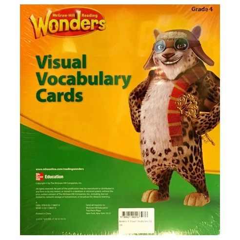 Wonders 4 Visual Vocabulary Cards, McGraw-Hill Education