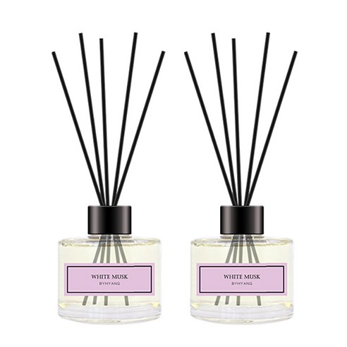 바이향 홈 디퓨저 120ml x 2p, 화이트머스크, 1개