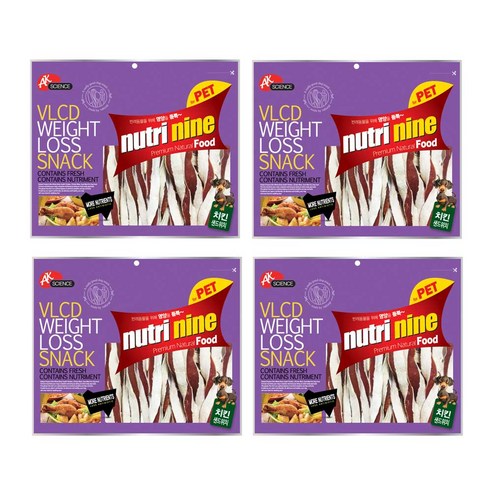 뉴트리나인 강아지간식 400g, 치킨샌드위치맛, 4개