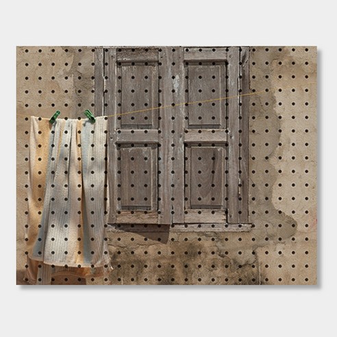 앤비커머스 인테리어 타공판 600 x 500 mm, 1세트, 창문