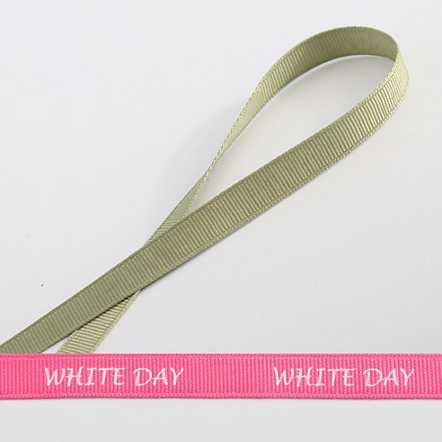 톡톡 DIY 골직리본끈 WHITE DAY, G51카키, 50m