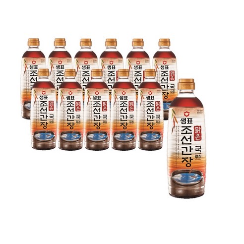 샘표 맑은 조선간장, 930ml, 12개