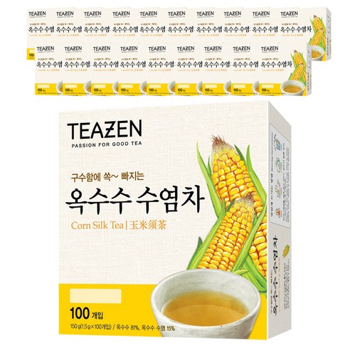 티젠 옥수수수염차, 1.5g, 100개입, 20개