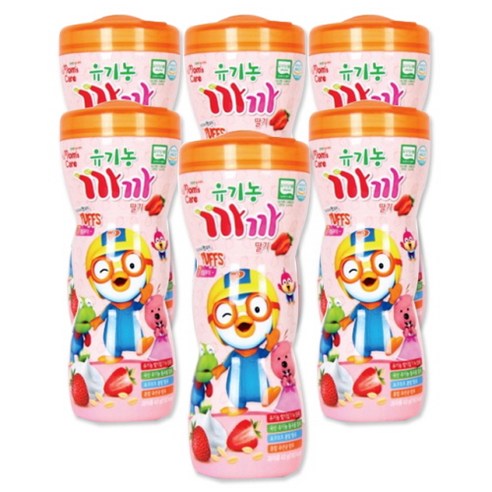 프로엠 맘스케어 유기농 까까 55g, 딸기, 6개