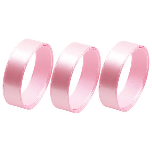 봄91 공단 리본 15mm x 3p, 16 진핑크, 45.72m