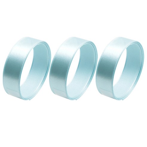 봄91 공단 리본 15mm x 3p, H33 옥색, 45.72m