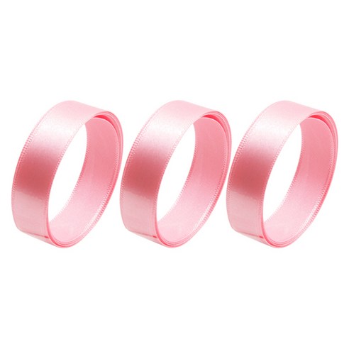 봄91 공단 리본 15mm x 3p, 17 핫핑크, 45.72m