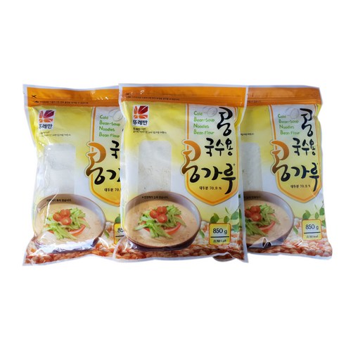 뚜레반 콩국수용 콩가루, 850g, 3개입